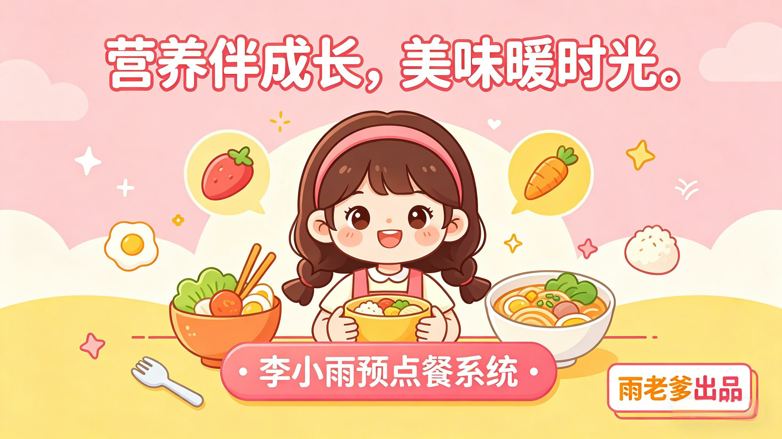 关于我给女儿开发了一个在线点餐系统的故事